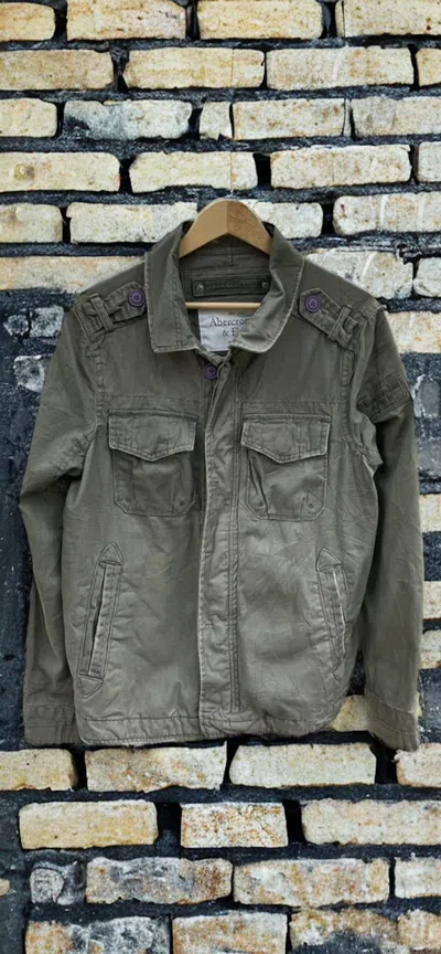 Pre-owned Abercrombie Fitch Abercrombie & Fitch Sentinel Jacket In Green