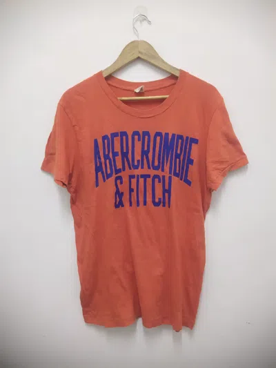 Pre-owned Abercrombie Fitch Abercrombie & Fitch Streetwear Vintage Casual In Orange