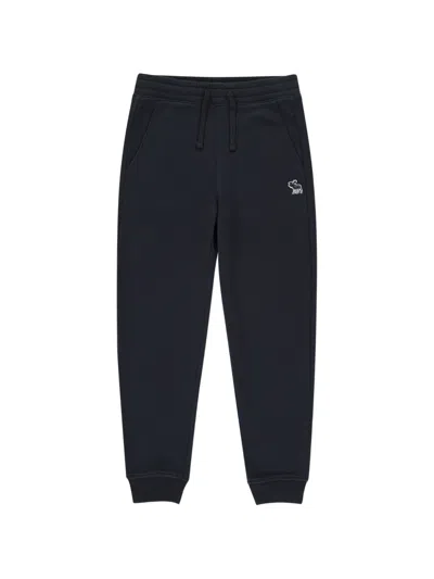 Abercrombie Fitch Kids' Embroidered Track Pants In Blue