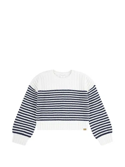 Abercrombie Fitch Kids' Striped Sweater In Brown