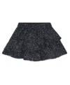 Abercrombie Girls 5-18 Sequin Tiered Skirt In Black