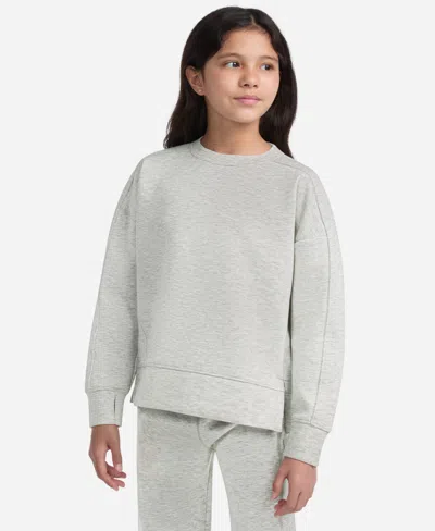 Abercrombie Kids' Girls 5-18 Ypb Neo Knit Crewneck Sweatshirt In Gray