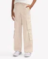 Abercrombie Girls 5â18 Wide-leg Twill Cargo Pants In Brown