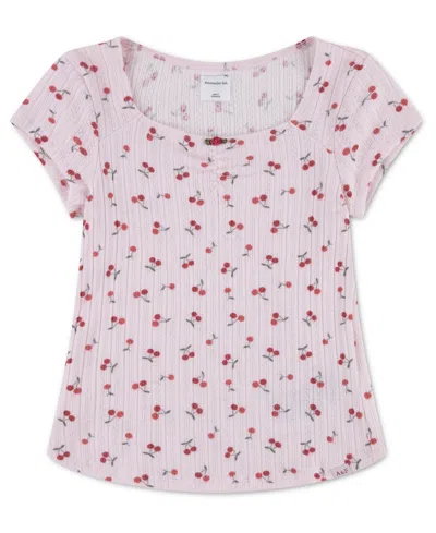 Abercrombie Kids' Girls' 7-16 Short-sleeve Top In Multi