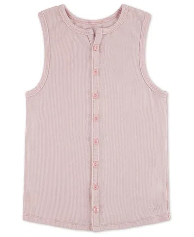 Abercrombie Kids' Girls' Buttoned Tank Top In Pink