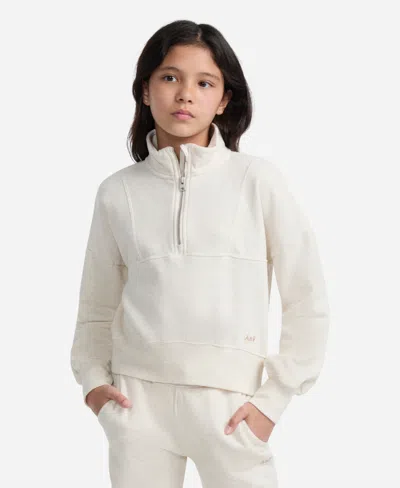 Abercrombie Kids' Girls' Cropped Pull-on Sweatshirt In Neutral