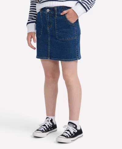 Abercrombie Kids' Girls Denim Mini Skirt In Blue