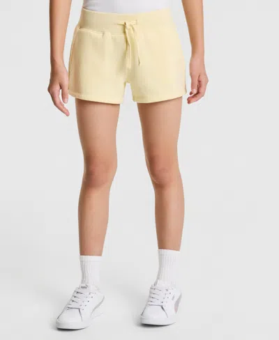 Abercrombie Kids' Girls' Elastic Waistband Shorts In Yellow