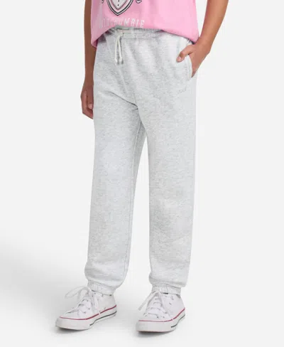 Abercrombie Kids' Girls Essential Fleece Joggers In White