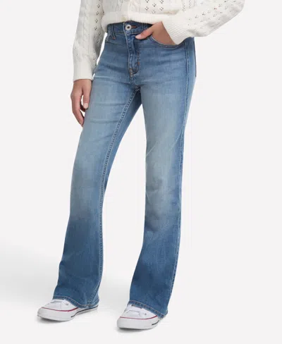 Abercrombie Kids' Girls High Rise Flared Jeans In Blue