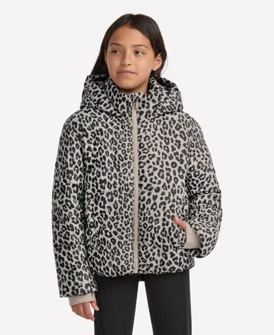 Abercrombie Kids' Girls Midweight Puffer Jacket In Black