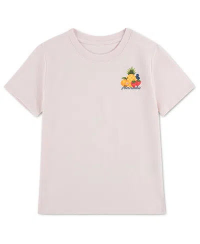 Abercrombie Kids' Girls' Oversized Crewneck T-shirt In Pink