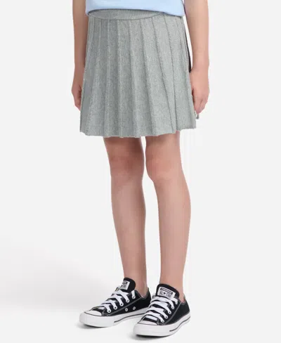 Abercrombie Kids' Girls Pleated Sweater Skirt In Gray