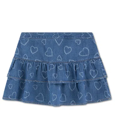 Abercrombie Kids' Girls' Pull-on Denim Skirt In Multi
