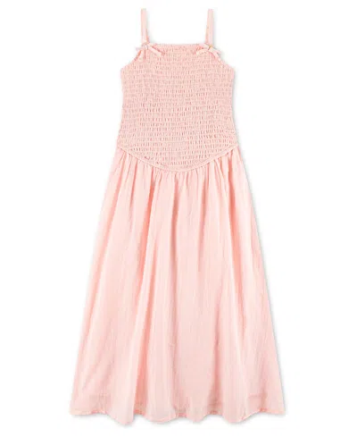 Abercrombie Kids' Girls' Smocked Maxi Dress In Pink