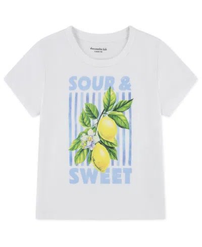 Abercrombie Kids' Girls' Sour & Sweet Classic Crewneck T-shirt In Gray