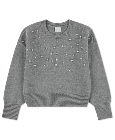 Abercrombie Kids' Girls Sparkle Crew Sweater In Green