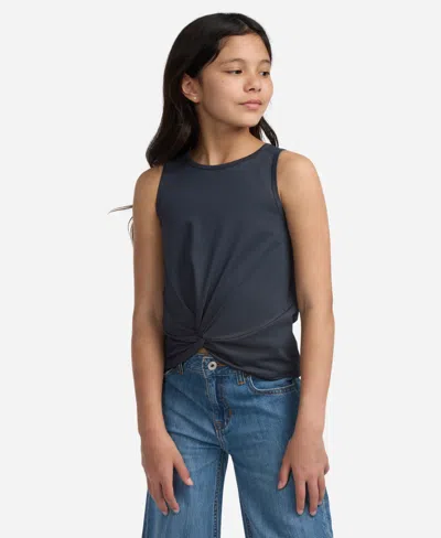 Abercrombie Kids' Girls Ypb Twist Front Tank Top In Black