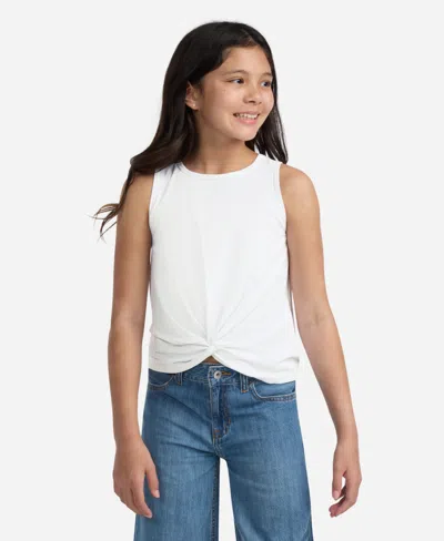 Abercrombie Kids' Girls Ypb Twist Front Tank Top In White