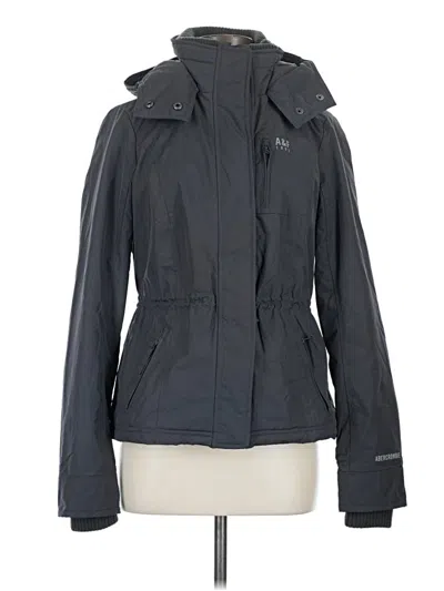 Pre-owned Abercrombie Jacket In Gray
