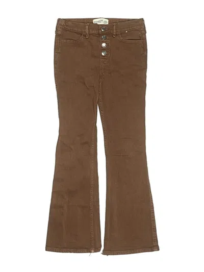 Pre-owned Abercrombie Kids' Jeans In Brown