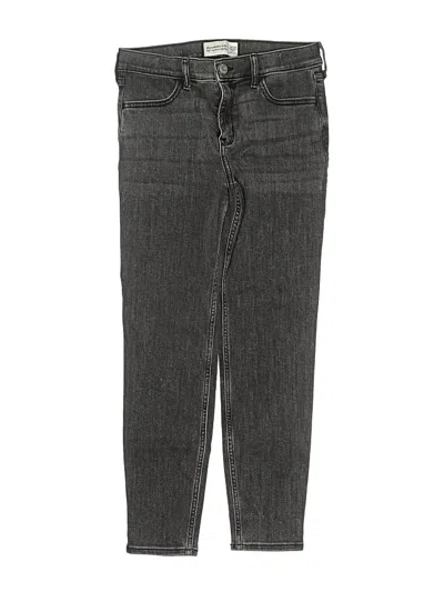 Pre-owned Abercrombie Kids' Jeans In Gray