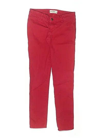 Pre-owned Abercrombie Kids' Jeans In Red