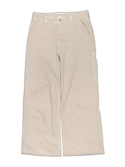 Pre-owned Abercrombie Kids' Jeans In Tan