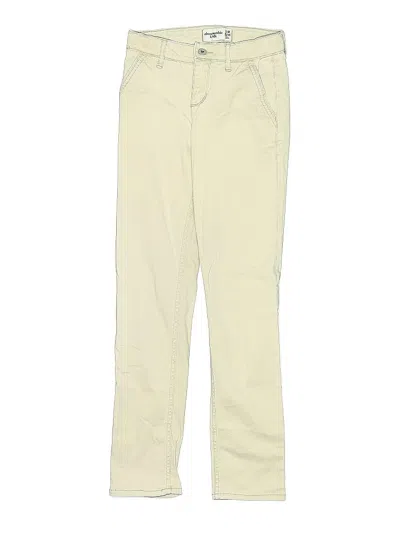 Pre-owned Abercrombie Kids' Jeans In White