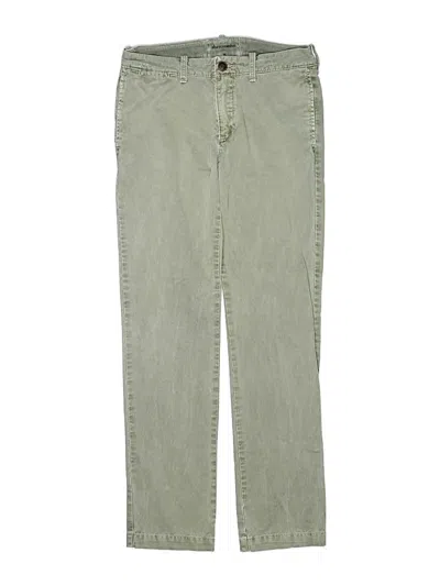 Pre-owned Abercrombie Kids' Khaki Pant In Green
