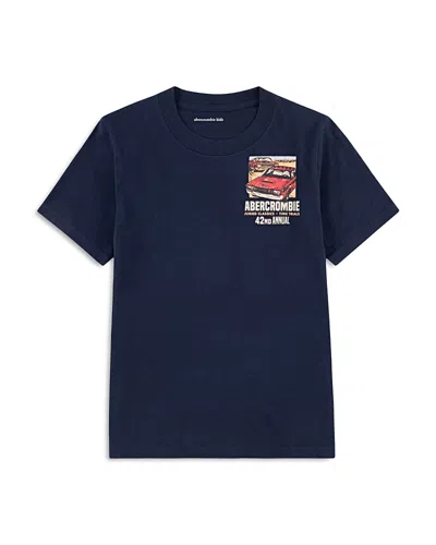 Abercrombie Kids Boys' Car Show Graphic Tee - Little Kid, Big Kid In Blue