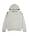Abercrombie Boys Essential Fleece Pullover Hoodie In Gray
