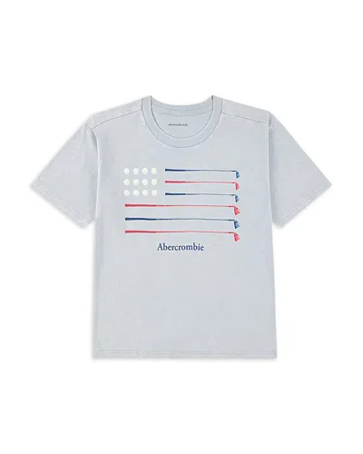 Abercrombie Kids Boys' Flag Club Tee - Big Kid In Multi