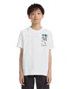 Abercrombie Kids Boys' Skate Park Graphic Logo Tee - Little Kid, Big Kid In White