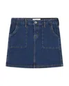 Abercrombie Girls Denim Mini Skirt In Blue
