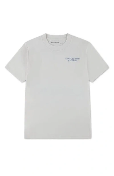 Abercrombie Kids Kids' Auto Club Graphic T-shirt In Gray