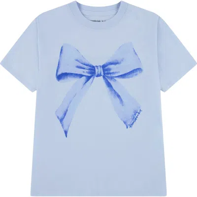 Abercrombie Kids Kids' Bow Graphic T-shirt In Blue