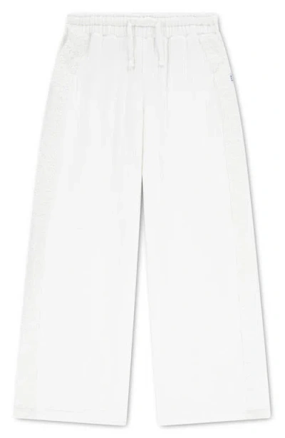 Abercrombie Kids Kids' Breezy Pull-on Wide Leg Pants In White