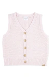 Abercrombie Kids Kids' Cotton Blend Sweater Vest In Pink