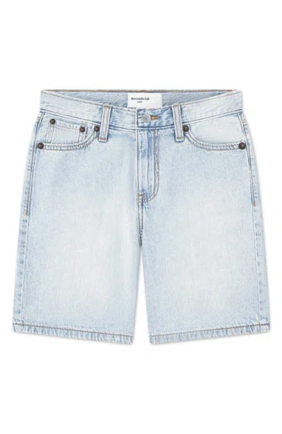 Abercrombie Kids Kids' Denim Shorts In Blue