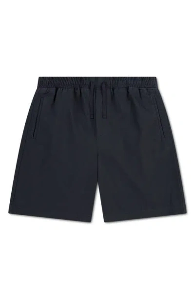 Abercrombie Kids Kids' Drawstring Waist Chino Shorts In Black