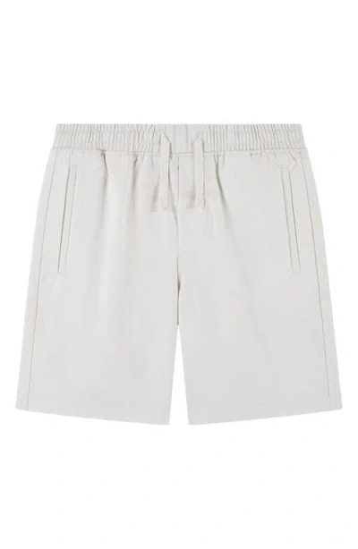 Abercrombie Kids Kids' Drawstring Waist Chino Shorts In White