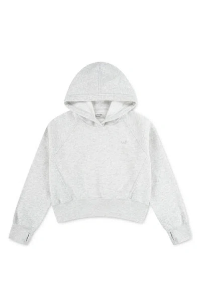 Abercrombie Kids Kids' Essentials Fleece Hoodie In Gray