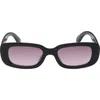 Abercrombie Kids Kids' Gradient Rectangular Sunglasses In Black