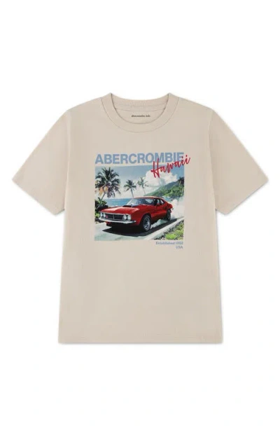 Abercrombie Kids Kids' Hawaii Race Graphic T-shirt In Gray