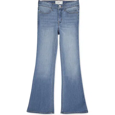 Abercrombie Kids Kids' High Waist Flare Jeans In Blue