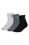 Abercrombie Kids Kids' Icon Assorted 3-pack Crew Socks In Multi