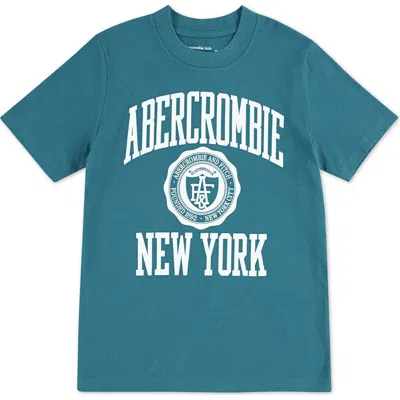 Abercrombie Kids Kids' Ivy League Collegiate T-shirt In Blue