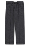 Abercrombie Kids Kids' Loose Stretch Twill Drawstring Pants In Black