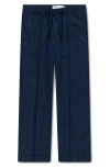 Abercrombie Kids Kids' Loose Stretch Twill Drawstring Pants In Blue